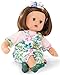 Produktbild Götz 1920933 Muffin Blooms Puppe - 33 cm große Babypuppe mit braunen Schlafaugen, braune Haare und Weichkörper - Weichkörperpuppe in 6-teiligen Set