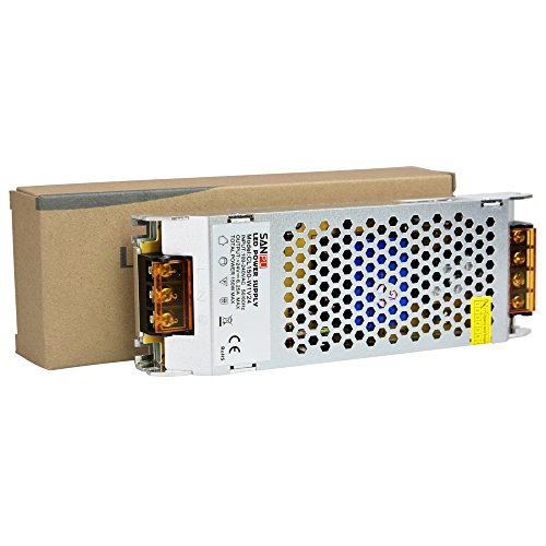 Image of Switch Mode Power Supply 24 Volt DC 150 Watt 6 Amp AC-DC Lighting Transformer LED Driver for LEDs Indoor Lights (SANPU CL150-W1V24)
