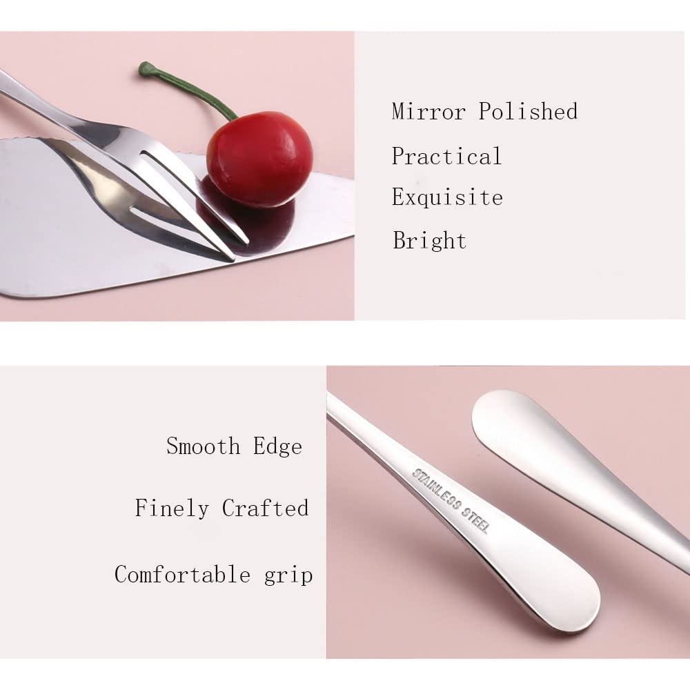 Mini Dessert Forks 24 Pack Stainless Steel Appetizer Forks For Fruit Cocktail Salad Cake Tasting For Party Home Restaurant (24) — Amazon image 4