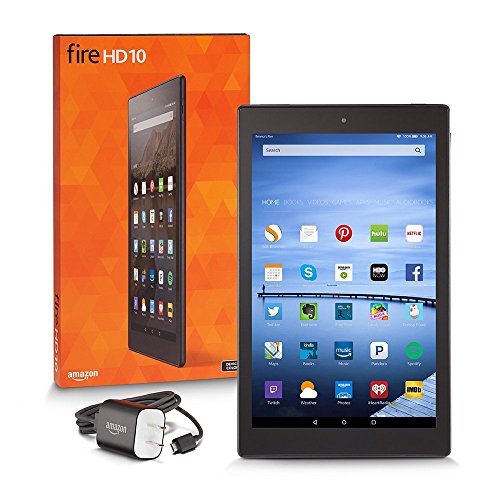 Image of Fire HD 10 Tablet with Alexa, 10.1 inch HD Display, 16 GB, Black - with Special Offers (Previous Generation - 5th)
