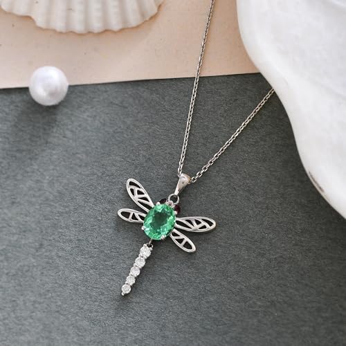 Image of 925 Sterling Silver Cubic Zirconia Animal Crystal Chain Pendant Necklace | Lovely Gift for Women and Girls, Gift for Her