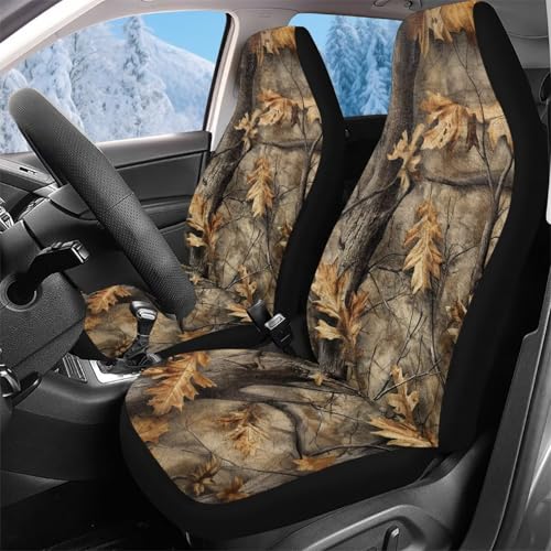 Housse de sieges auto camouflage de chasse : protégez vos sièges avant de la boue et des poils