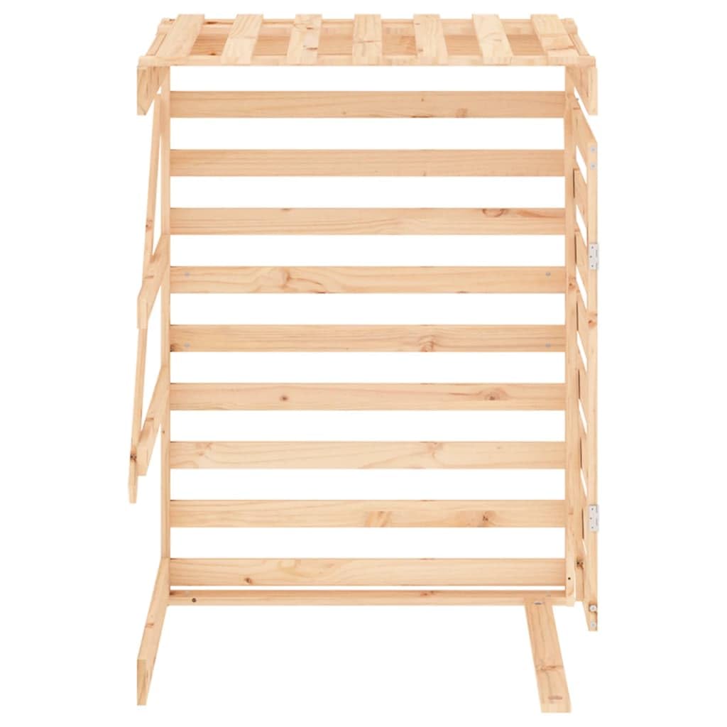 Extensión para cobertizo de cubos de basura madera maciza pino,Casa y jardín,Productos del hogar,Accesorios para contenedores de residuos,Soportes para contenedores de residuos,17.69kg-825107