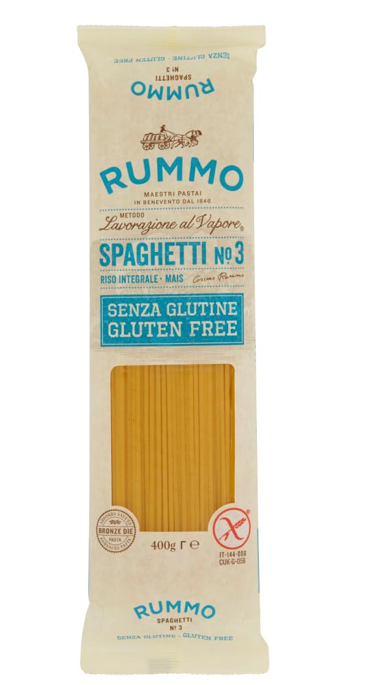 18er-Pack Testpaket Rummo Pasta Spaghetti - Fusilli - Penne Rigate Glutenfreie,Nudeln Senza Glutine 400g