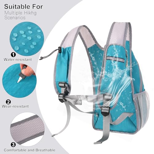 Mochila de senderismo MOSISO 15L plegable ligera miniatura 6