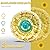 MUMTOP Bird Baths for Outdoors,Outdoor Bird Bath, Glass Birdbath Sunflower Bird Feeders Bowl with Stake for Garden Yard Decor (Yellow)