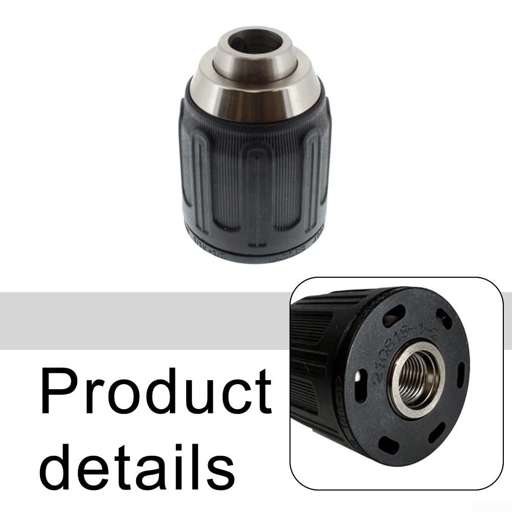 N092054 Portabrocas de repuesto para DCD785 DCD730 DCD780 Taladro inalámbrico de metal sin llave accesorio negro