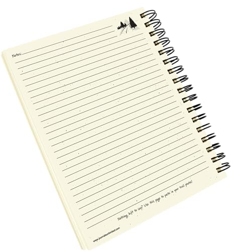 Carnet de trail guidé Write It Down grand format couverture rigide kraft de voyage - 5