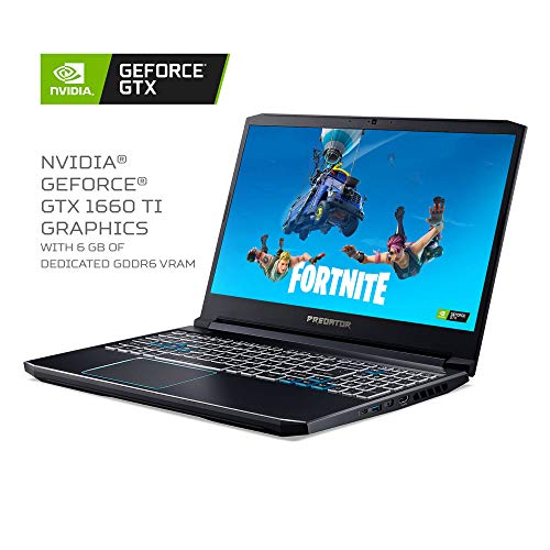 Acer Predator Helios 300 Gaming Laptop PC, 15.6" Full HD 144Hz 3ms IPS Display, Intel i7-9750H, GTX 1660 Ti 6GB, 16GB DDR4, 256GB PCIe NVMe SSD, Backlit Keyboard, PH315-52-78VL – Image 3