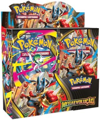 Pokémon TCG Booster Box Megaevolução ME01, 36 Boosters, Português
