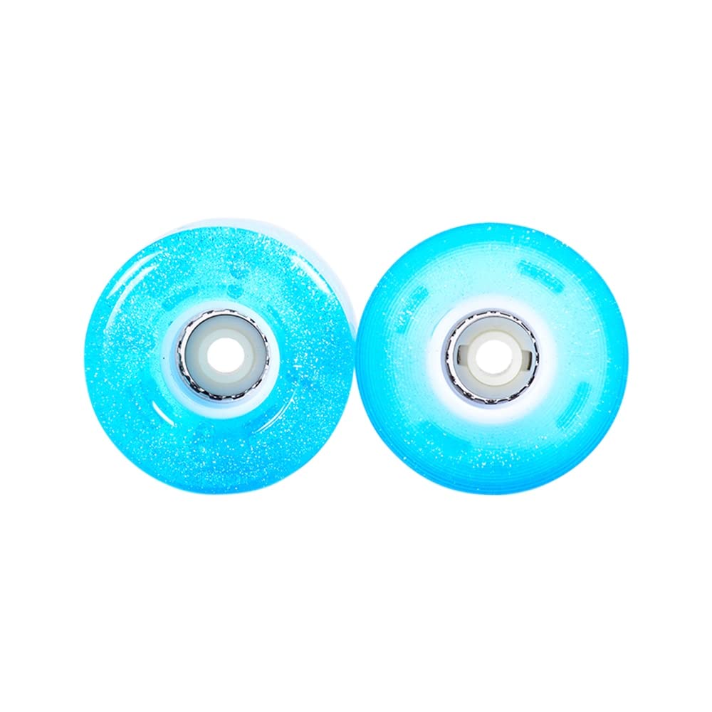 Luminous Skateboard Wheels 8 Piezas 58x32mm Ruedas de patín de Ruedas Patinaje Deslizante luz hasta patineta de Cuatro Ruedas Accesorios for Patines