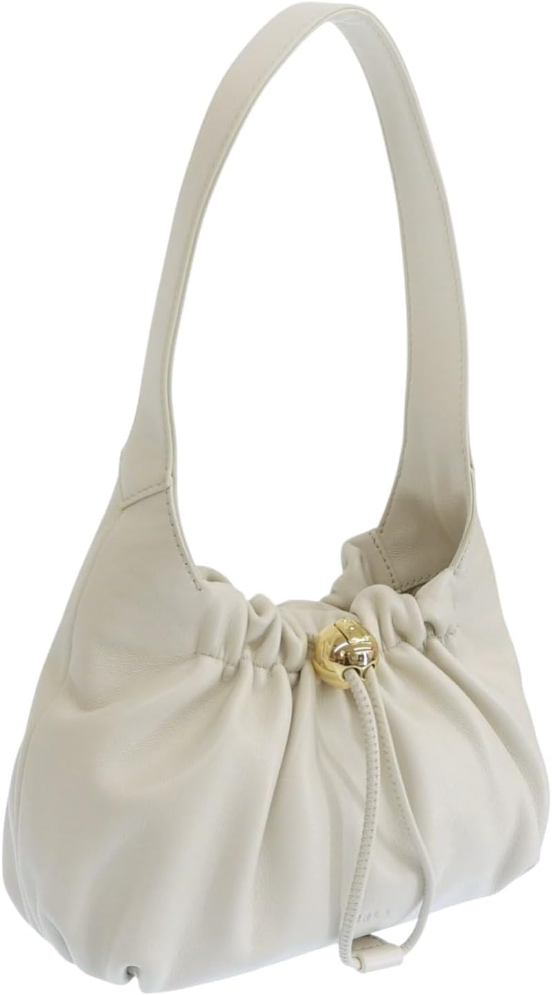 FURLA フルラ ホワイト レザー ショルダーバッグ FURLA ショルダー