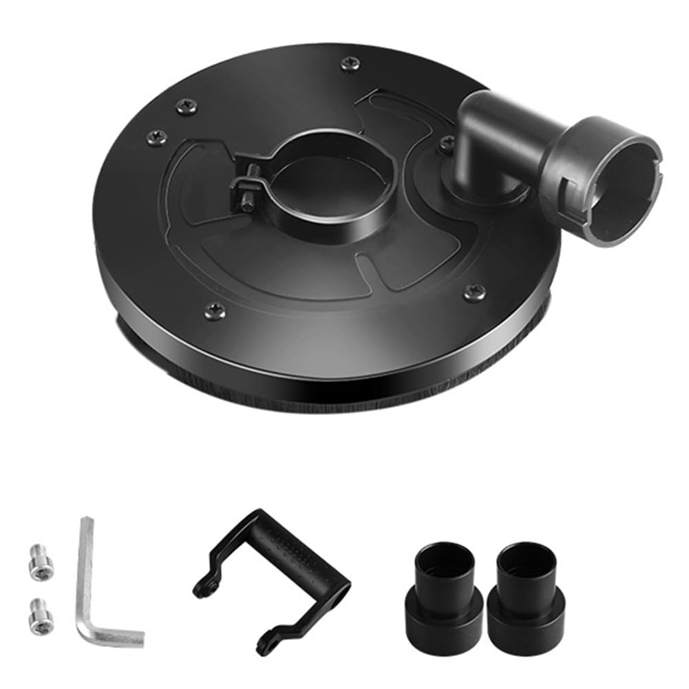 Littimoon Dust Cover for Angle Grinder Grinding Dust Cover Shroud Multi-Purpose Dustless Dust Shroud Ergonomic Handle