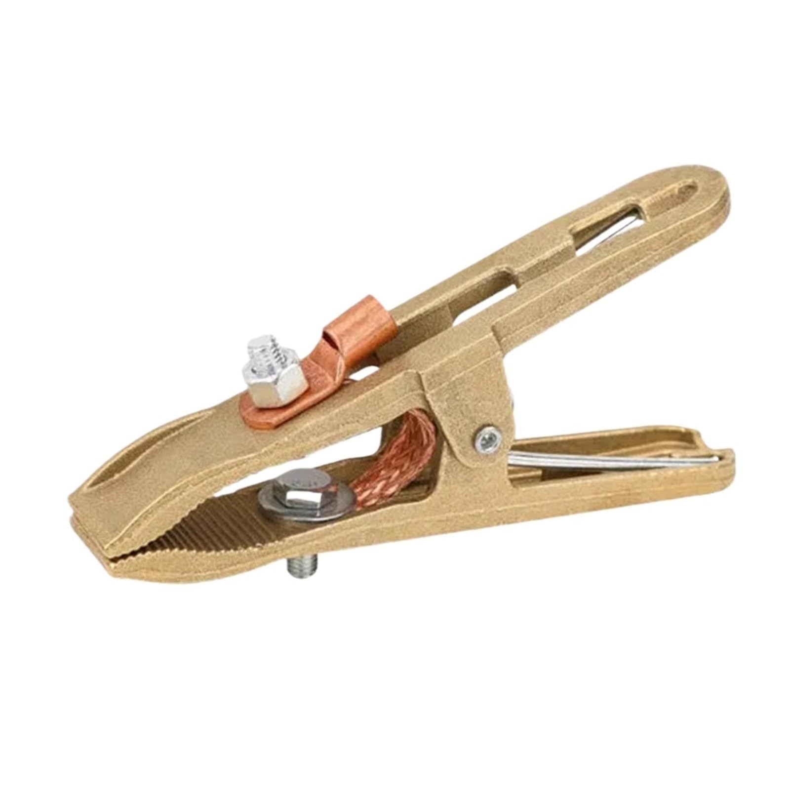 Welding Earth clamp Copper Welding Ground Clamp Spring Loaded Insulated Handle Multiple Sizes(A 500A)