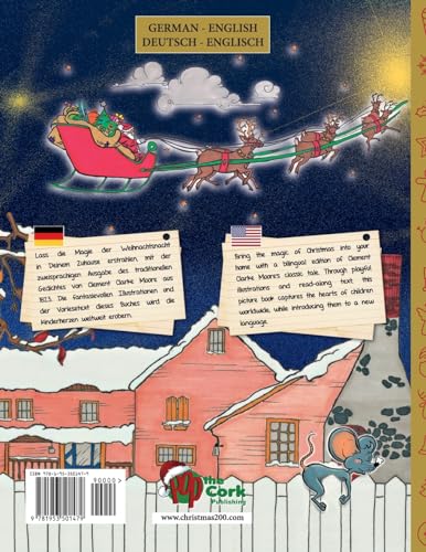 BILINGUAL 'Twas the Night Before Christmas - 200th Anniversary Edition: GERMAN Die Magie der Weihnachtsnacht ('Twas the Night Before Christmas - BILINGUAL - 200th anniversary edition) (German Edition) - Image 2