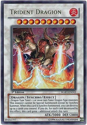Yu-Gi-Oh! - Trident Dragion (RGBT-EN043) - Raging Battle - 1st Edition - Ultra Rare