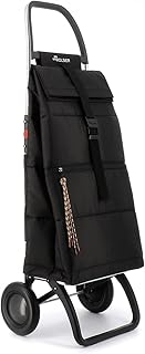 ROLSER Big Polar 2 Wheel Foldable Shopping Trolley - Black