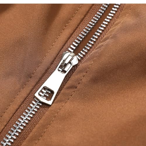 Xiaojmake Mens Bomber Jacket Fashion Stylish Lightweight Windbreaker Spring Fall Zip Up Casual Light Jackets With Pockets4