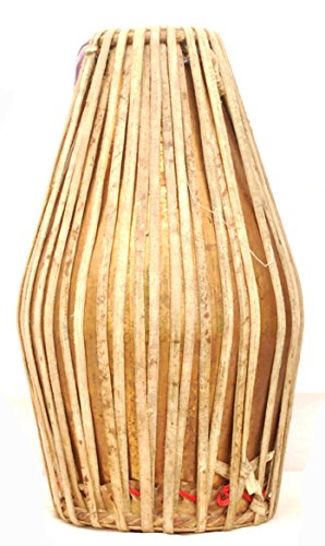 VRINDAVANBAZAAR.COM Mridangam, Khol en Laiton avec Housse en Tissu, Métal, cuivré, Small= Dimention 48x30x30