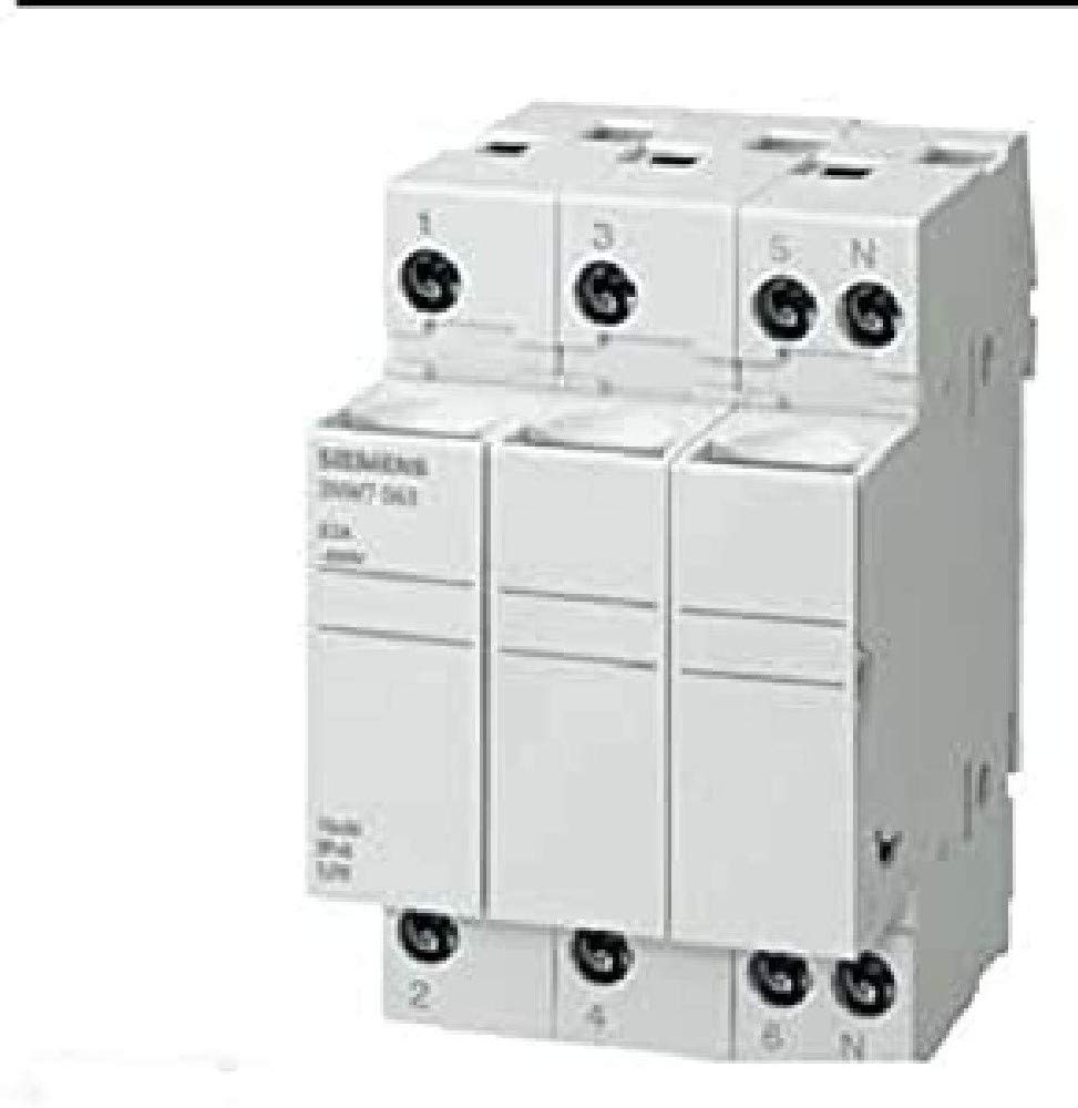 Porte fusible cylindrique triphasé Siemens 20A évite la surcharge du réseau 8x32