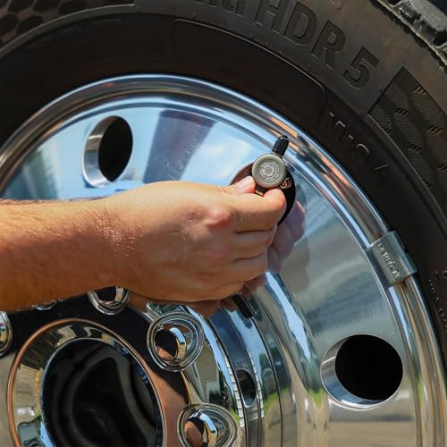 RoadTech TPMS Kit 4 Flow Through - Tire Pressure Monitoring System for RVs, Trailers & Tow Vehicles, Real-Time Pressure & Temperature Alerts, Easy Install, Color Display - Image 6