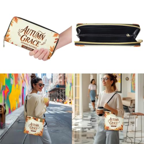 Image of HUGS IDEA Leather Purses and Handbag for Women Bucket Bag with Wrist Wallet 2 Packs