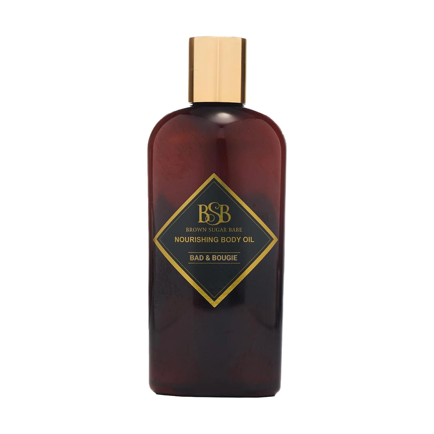 Brown Sugar Babe Bad and Bougie Body Oil, Grape Seed and Sweet Almond Fragrance Oils, Nourishing Scented Oil for Women, Perfume Body-Oil, Skin Care, Paraben Free, Made in USA