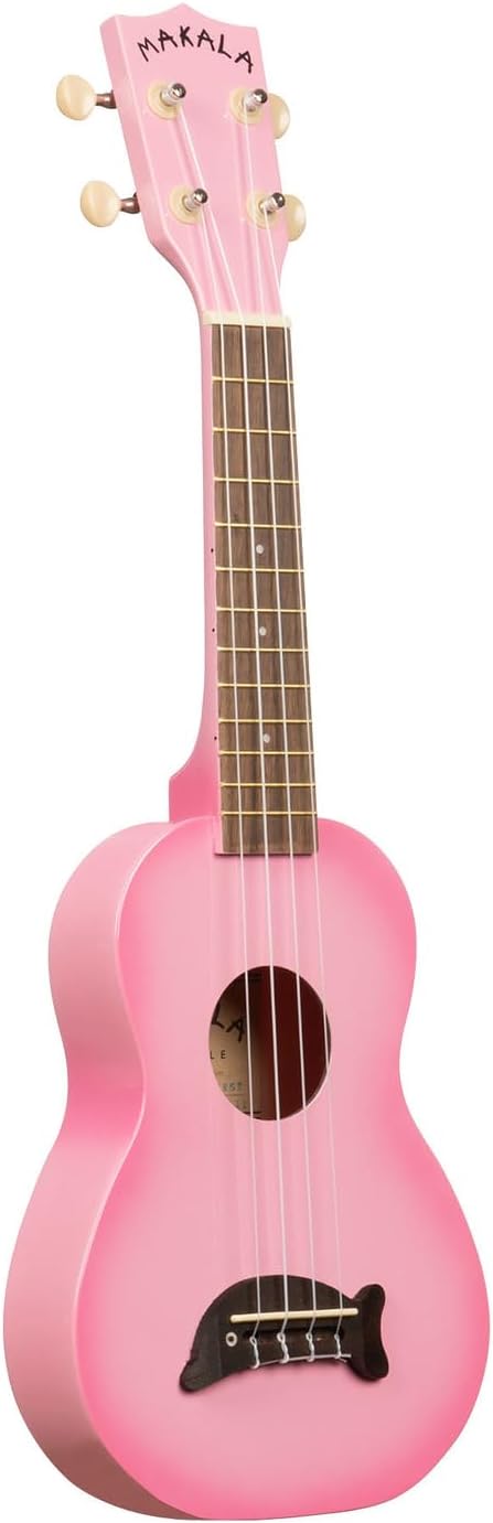 Pink Burst Soprano Dolphin Ukulele