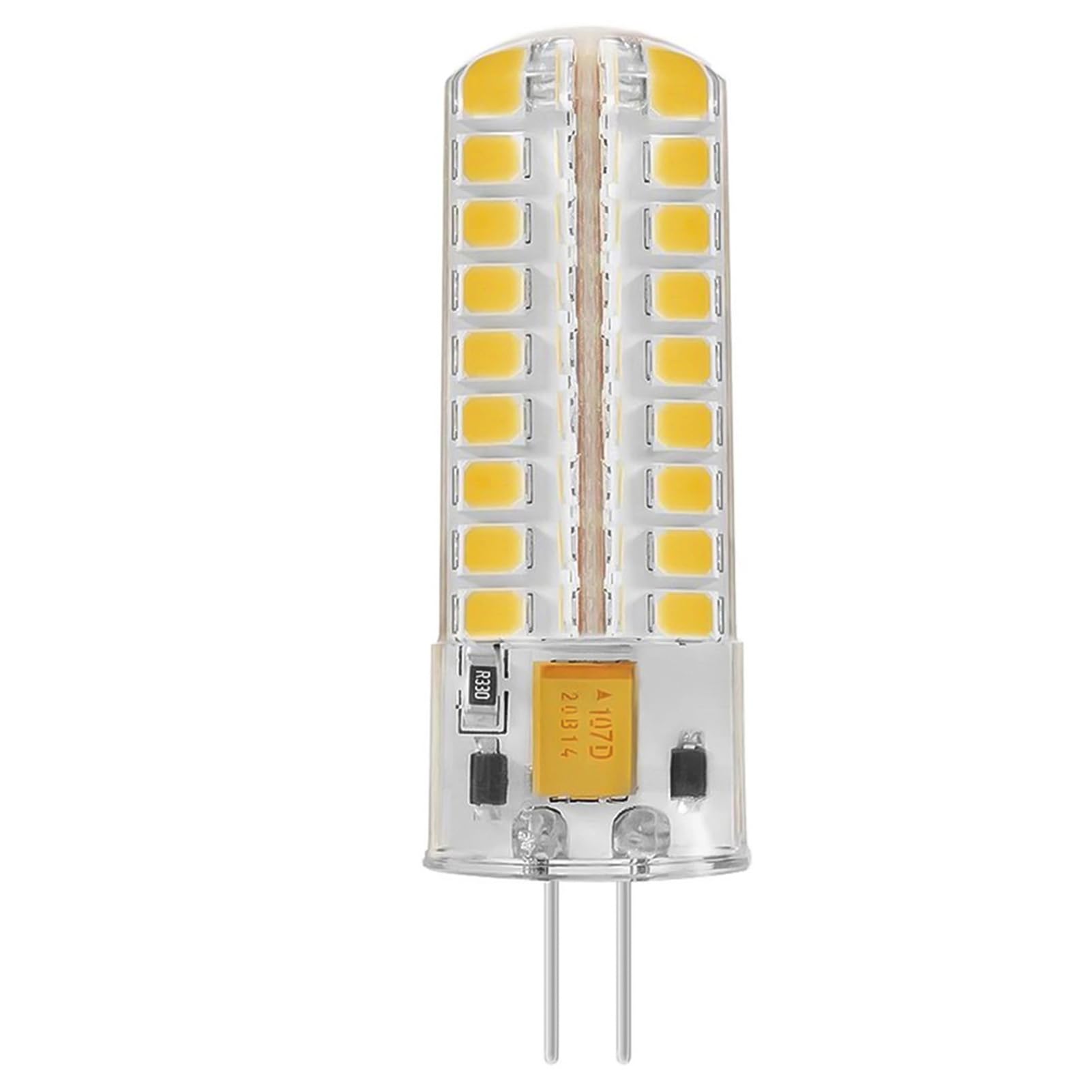 Monozoz Halogen Bulb G4 Energy Saving LED Bulbs, G4 Bulb, 12V LED Light, LED Replacement for 70W Halogen Bulb, N Flash Adjustable Brightness, 7W, 700 L/M