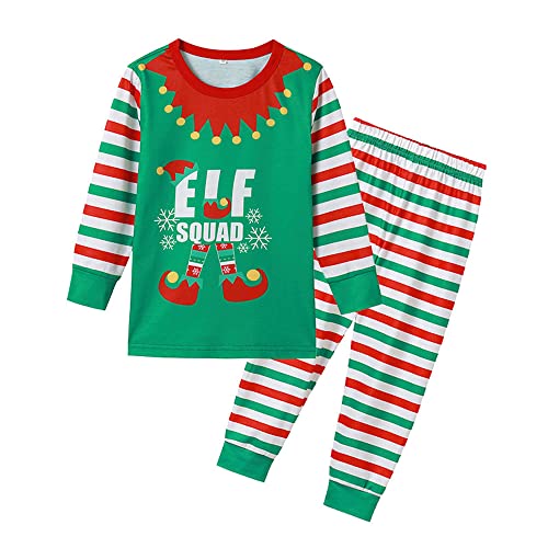 YHSW Kerstpyjama, bijpassende kerstpyjama, voor vrouwen, mannen, kinderen, nachtkleding met lange mouwen - Afbeelding 4