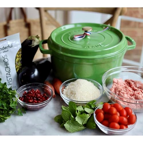Image of Staub Cast Iron 4-qt Round Dutch Oven - Pistachio