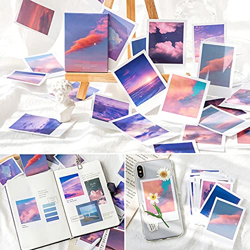 Landscape Nature Stickers Set (120 Pieces), Aesthetic Mountain Forest Sky Cloud Galaxy Space Moon Phase Sunset Natural Scenery Collage Pictures For Art Journaling Scrapbooking Planner Bullet Junk Journal Supplies Notebook Diy Crafts Album Phone Cases Laptops Calendars #TOP5