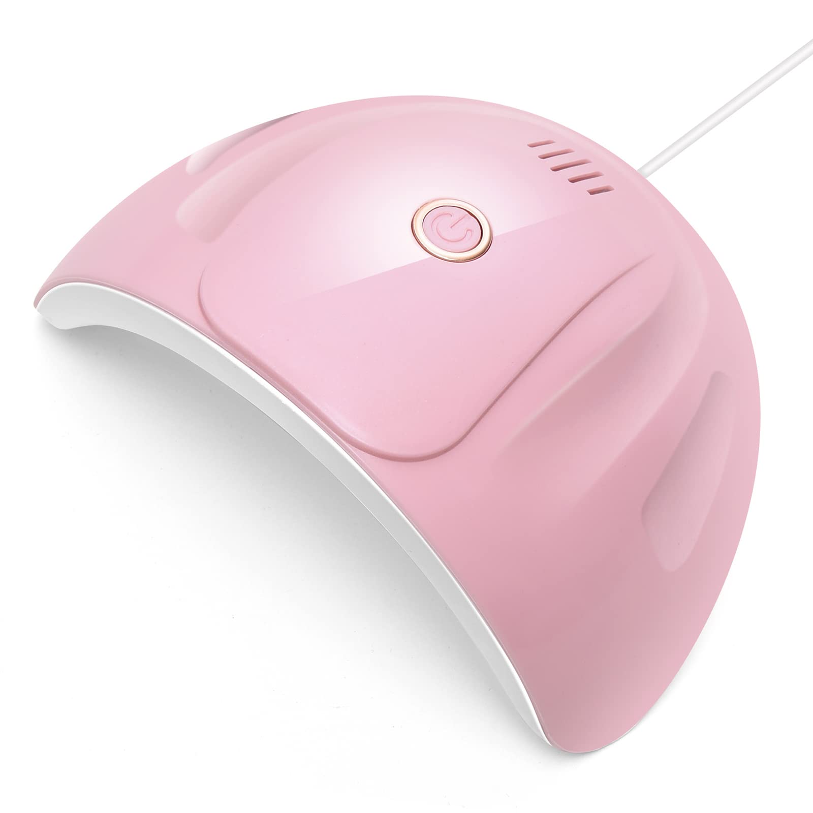 ZYC Lampada per l'asciugatura per Unghie 54W Lampada UV Gel Secchio per Unghie LED Luce UV per Chiodi Macchina per Unghie Lampada per Il chiodo per Gel Strumenti per chiodo Smalto,Bianca