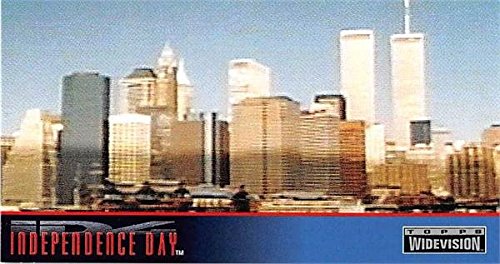 World Trade Center Twin Towers trading card Independence Day ID4