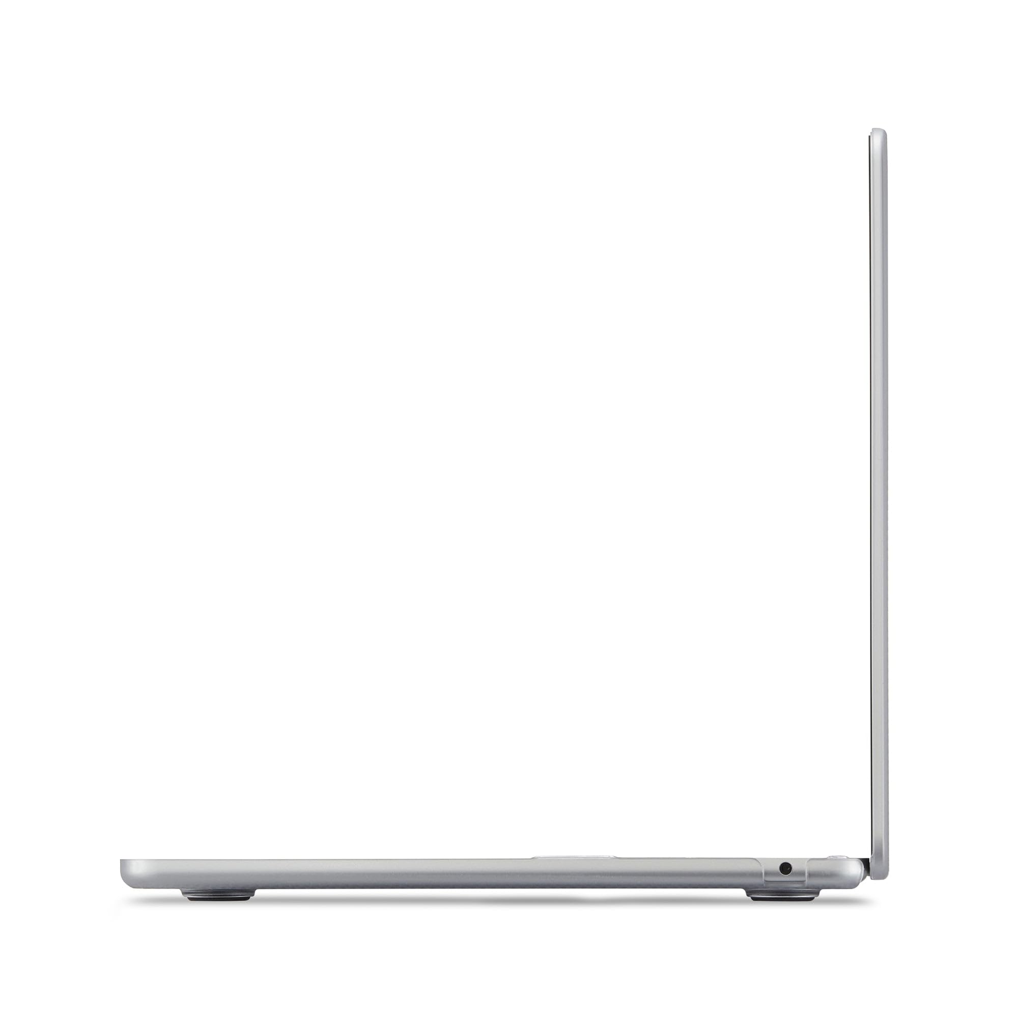 PIPETTO Custodia rigida a pois per MacBook Air 13.6 (M5, M4, M3, M2), custodia sottile per MacBook, copertura per laptop, guscio rigido protettivo, resistente ai graffi (trasparente), trasparente