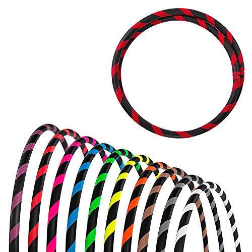 Faltbarer Anfänger Hula Hoop Reifen, Ø105cm, ROT