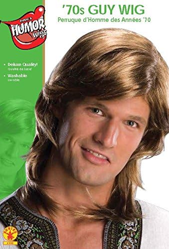 Rubies 1970's Guy Blonde Wig for Adults, Men's No Size - Image 3
