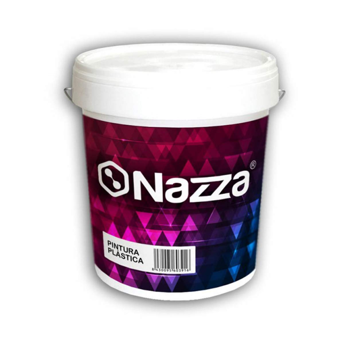 Pintura Acrílica Antimoho NAZZA PREMIUM AMH - Exteriores e Interiores - Color Blanco Nieve, 15 Litros