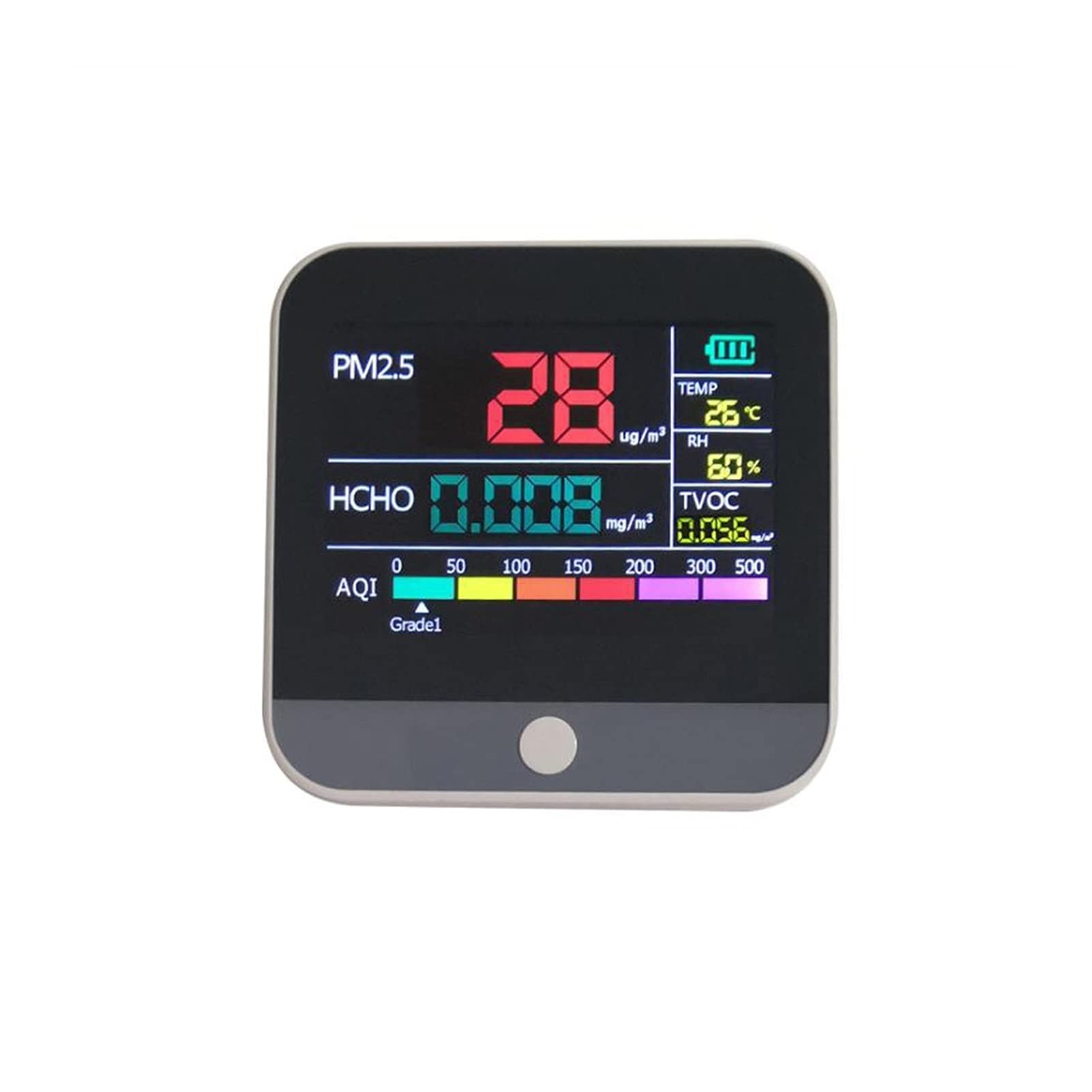 Gas Detector, Air Quality Detector PM2.5HCHOPM1.0PM10 Formaldehyde Detector