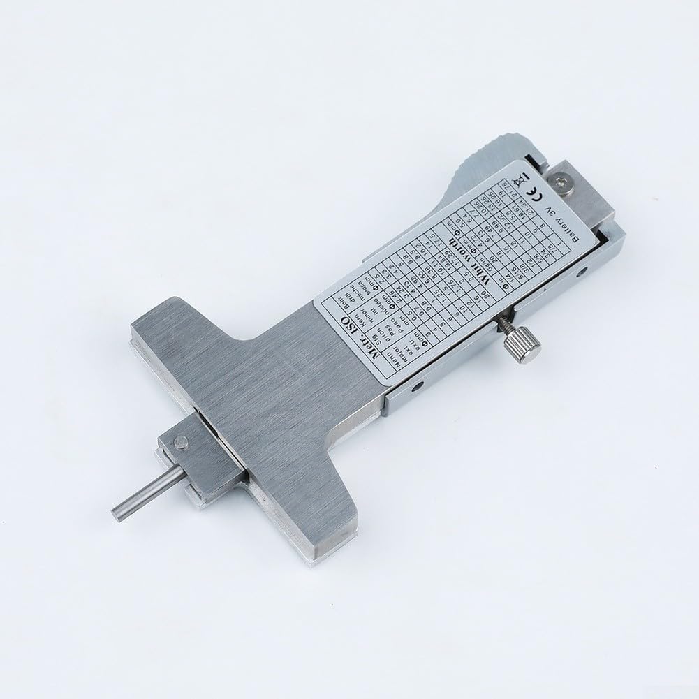 Righello digitale per chitarra con display in pollici e mm per funzione zero, corpo in metallo per impostazione acustica elettrica e classica dei bassi