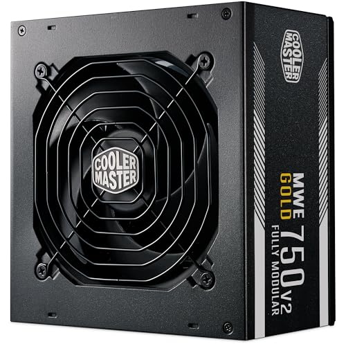 Cooler Master MWE Gold 750 V2 ATX 3.1 Alimentation 100% Modulaire - Prise EU - Support ATX 3.1, PSU...