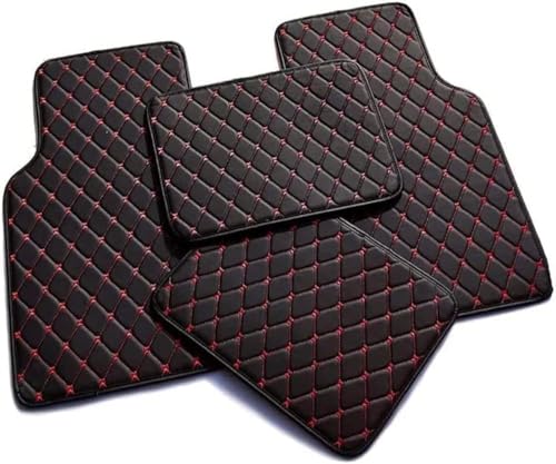 GuGuoZZ Automotive tappetini per piedi para Toyota Vios 2008-2013 Antideslizantes Todo Tipo de Clima Impermeable Antideslizantestipo