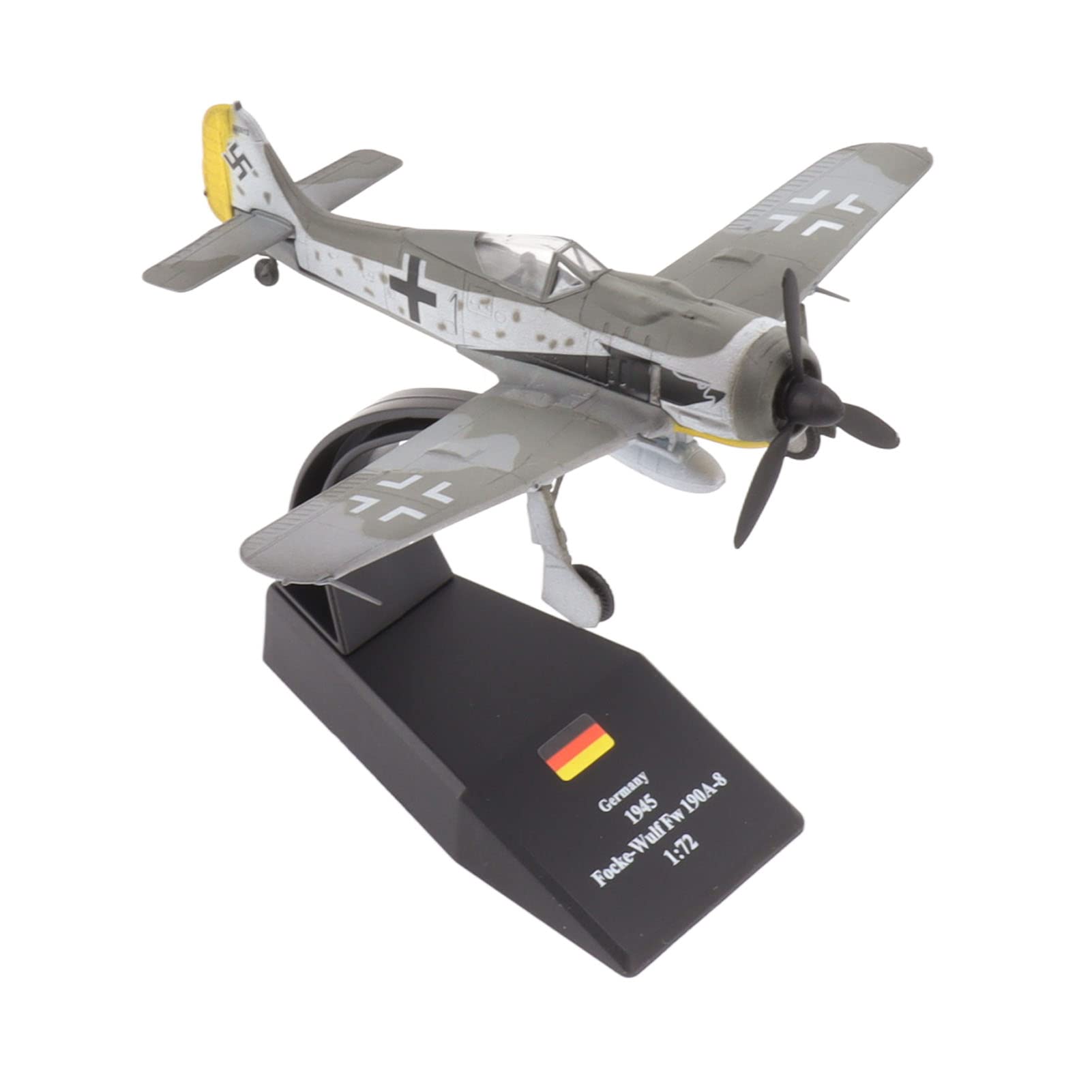 Fighter Jet Model, 1:72 Simulation Alloy Diecast Attack Fighter Plane Metal with Stand, Exquisite Coloring Metal Fighter Aircraft Model Plane Collection for Model Enthusiasts