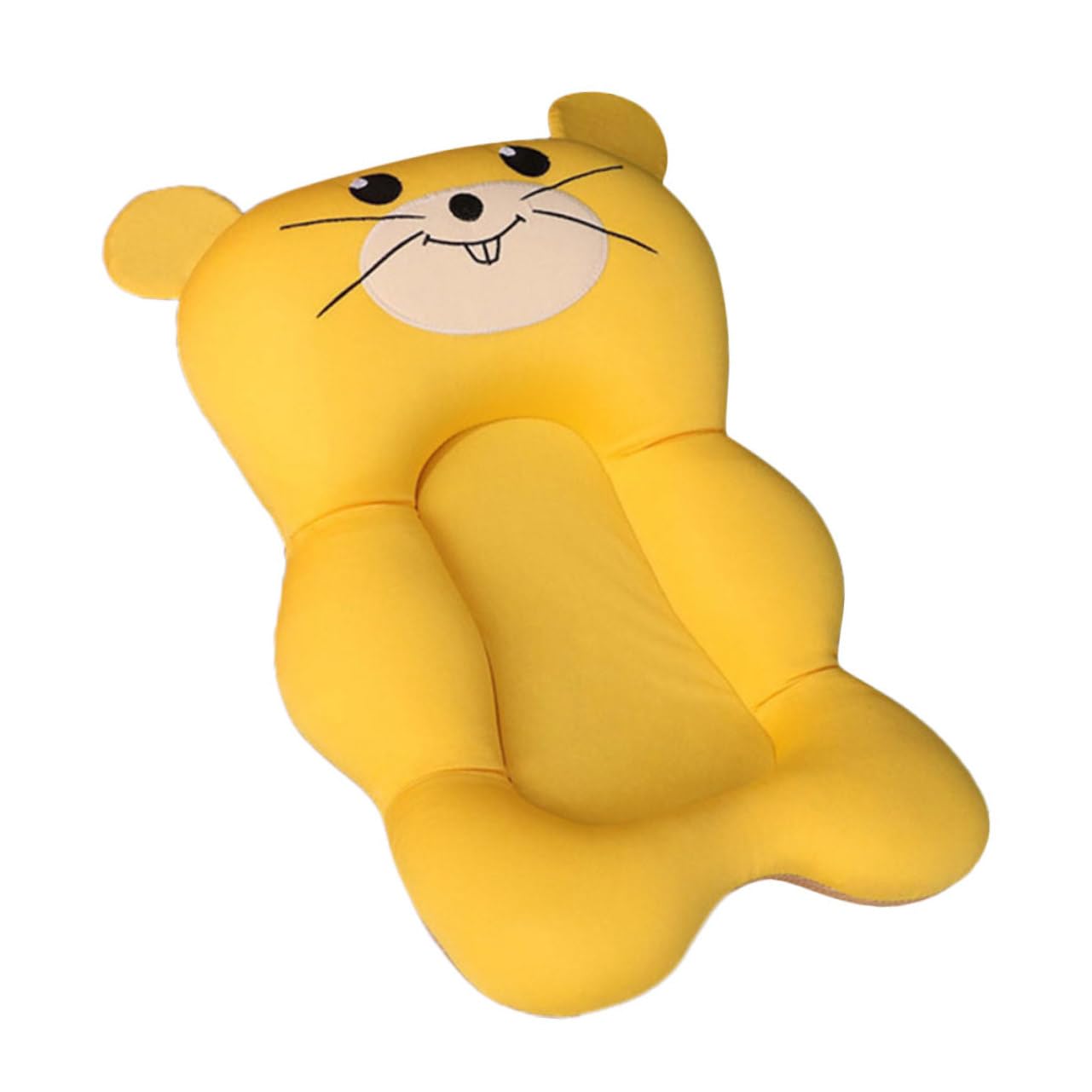 ibasenice Adjustable Non-Skid Boy Girl Bath Support Mat Cartoon Design for Bathtub Fit Easy to Clean Comfortable and Safe Bathing