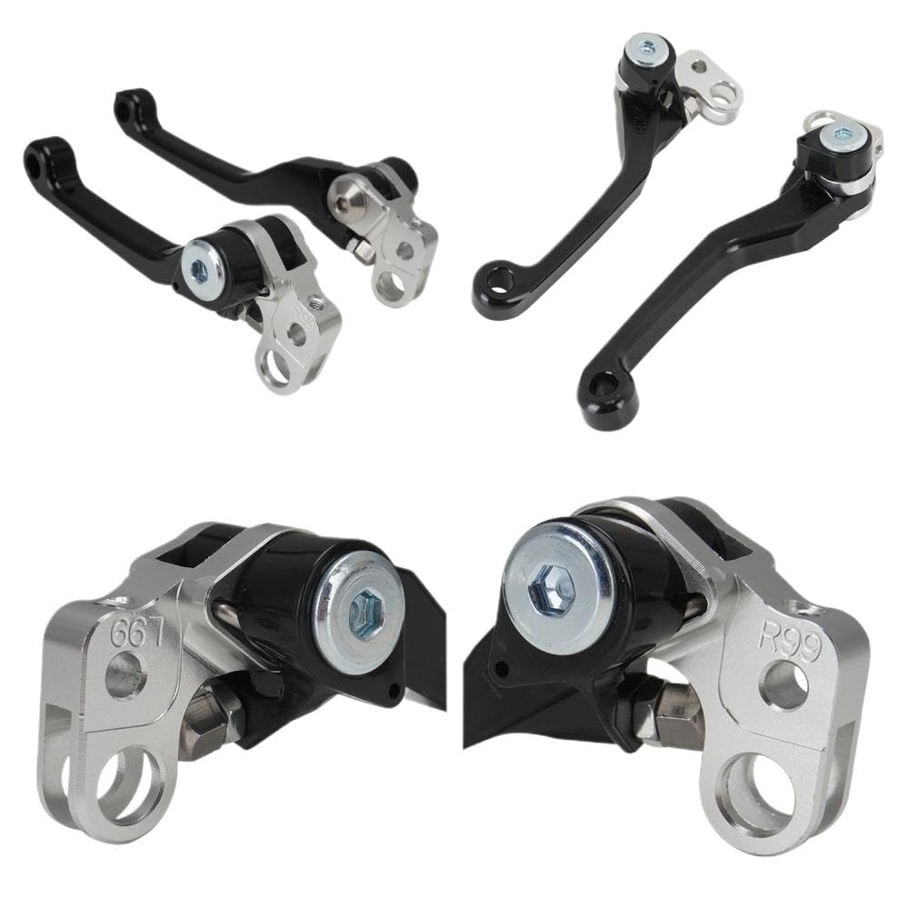 Dirt Bike Brake Clutch Levers Motorcycle Adjustable Pivot