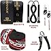 RDX Boxing Speed Ball 12PC Set, Cowhide Leather Heavy Punching Bag Platform with Wall Bracket, Punching Mitts and Boxing Bandages, Speed Punching Standing Workout for Muay Thai Training