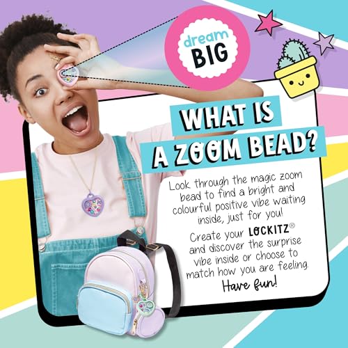 John Adams Lockitz Besties Necklace Kit: Arts and Crafts Fashion Jewellery Maker, Create 2 Cute Besties Necklaces, Includes Secret Zoom Beads with Hidden Messages to find Inside, for Kids 6+ - Image 4