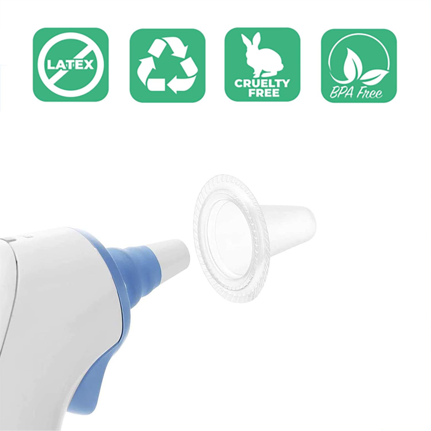 EUZUXU 100pcs Embouts Pour Braun Analogique Thermomètre