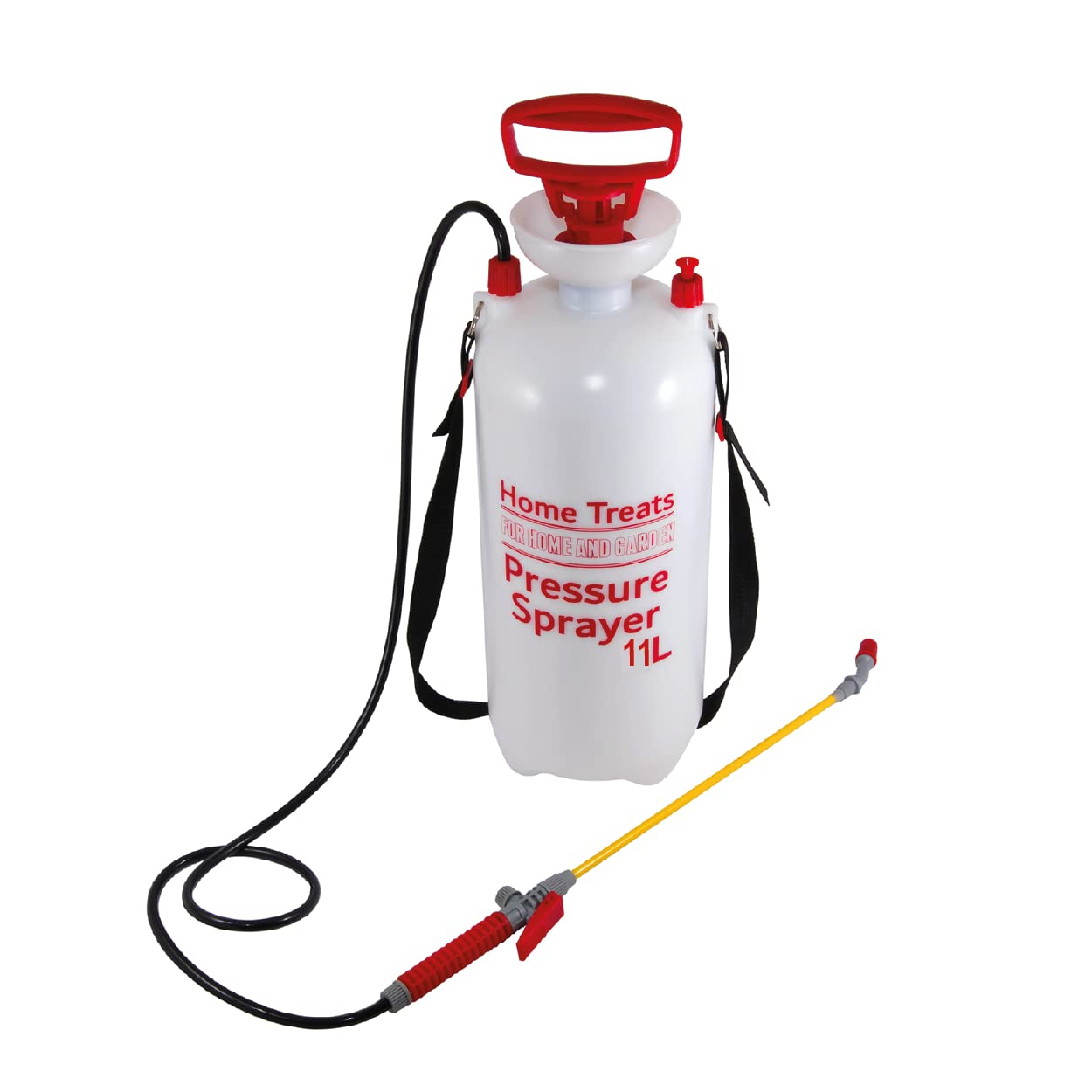 Garden Sprayer 11 Litre With Lance | Pump action Pressure Sprayer 11L | Perfect For Weedkiller Insecticides Pesticides Fungicides | Water Pump Sprayer (11 Litre)