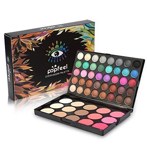 Disco De Sombra De Ojos Profesional De 40 Colores, Número Ojos Para Maquillaje De Evento, Maquillaje Mate Mate, Paletas De Sombras De Ojos Para Sombra De Ojos + Rubor + Corrector